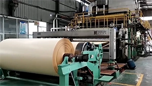 Production de Papier Kraft Brun Uni
