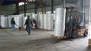 Chargement de Papier Autocopiant NCR en Conteneur