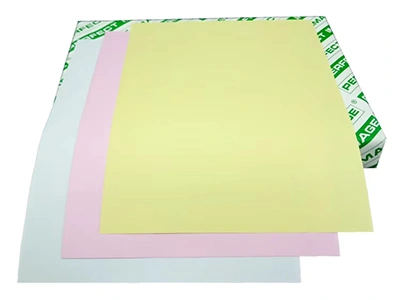 Papier autocopiant sans carbone