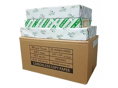 Papier autocopiant sans carbone